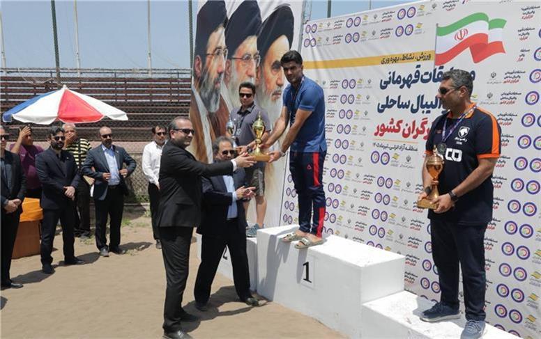 «شهرداری ارومیه» بر سكوی قهرمانی والیبال ساحلی كارگران كشور ایستاد